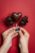 Sucettes en chocolat
