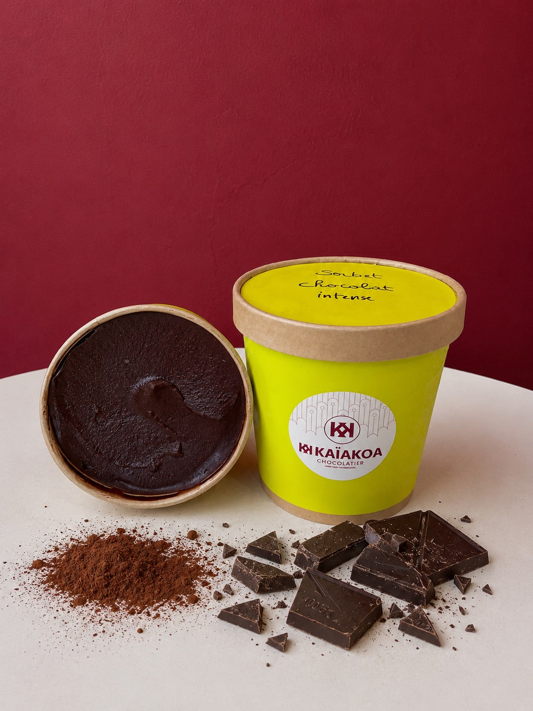 Sorbet chocolat noir intense