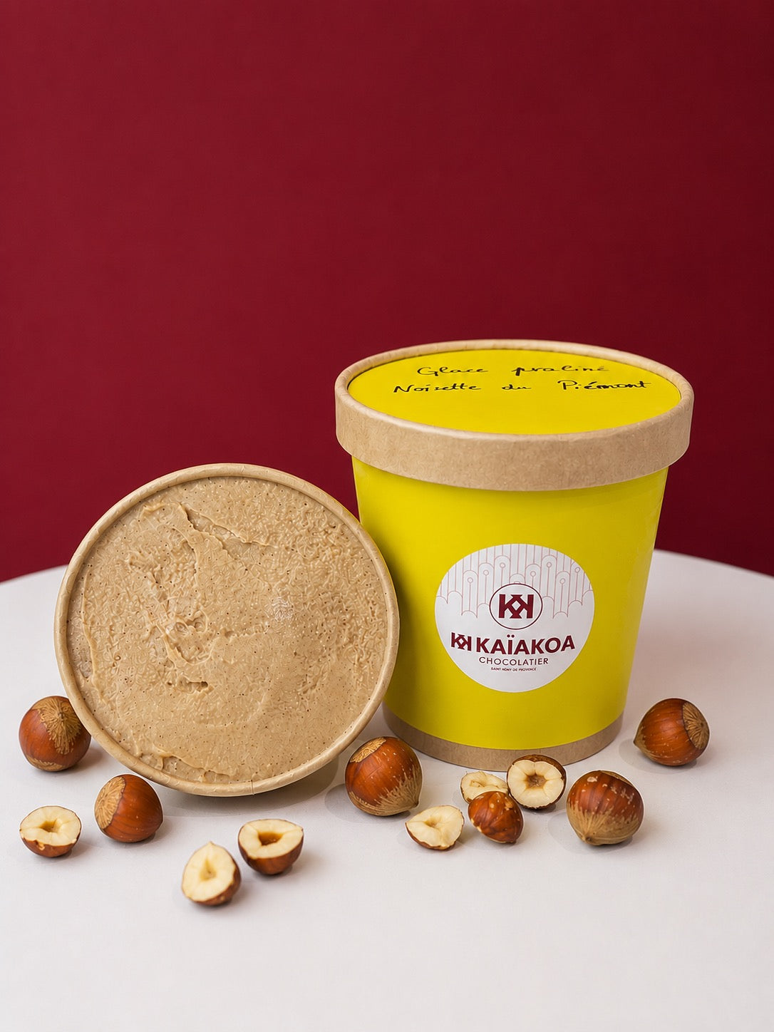 Glace praliné noisettes du Piémont